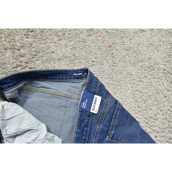 NEW Old Navy Plus Size 30 Bootcut Jeans Blue NWT Mid rise Kicker Boot Cut - Picture 9 of 9